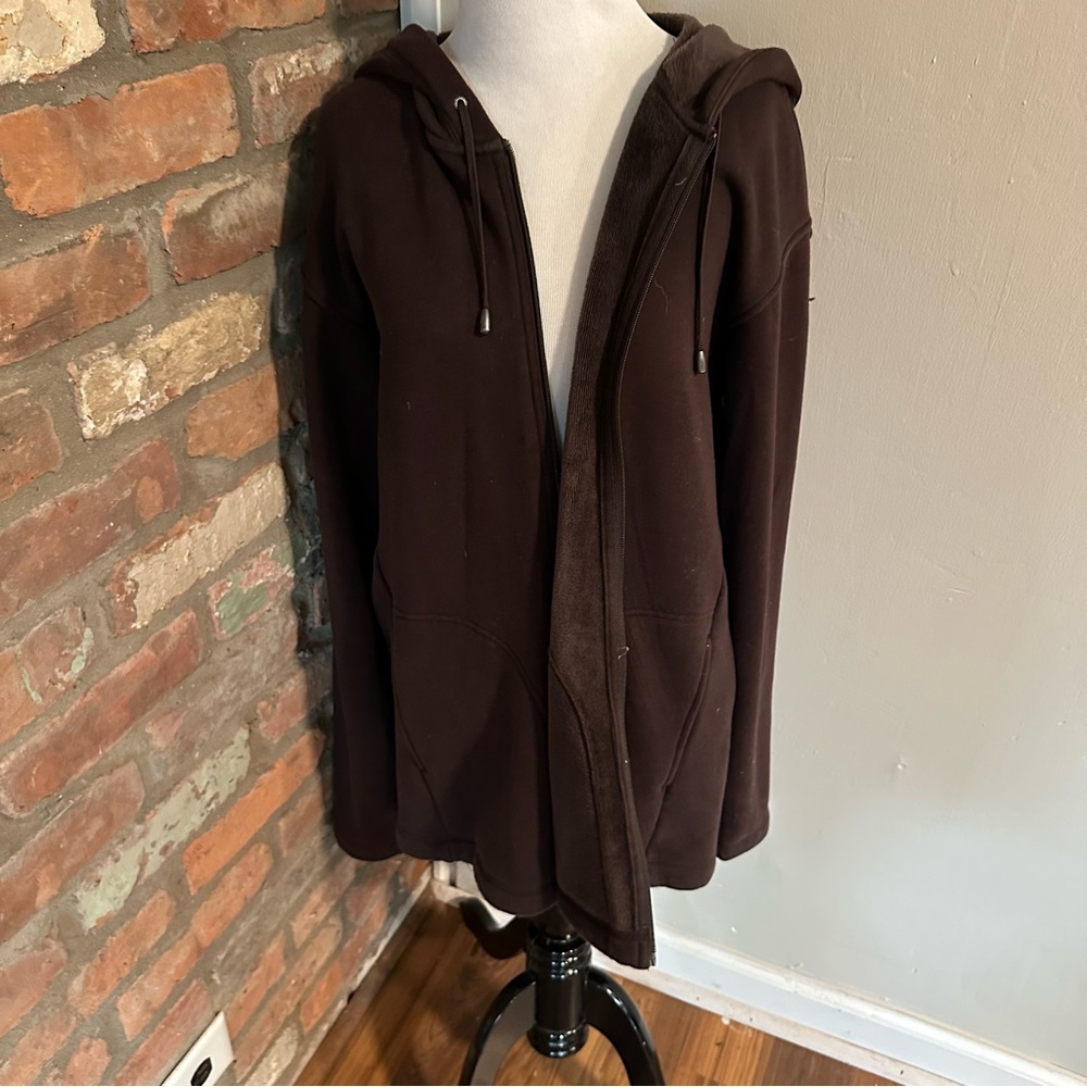 UGG Cream and Brown Hooded Jacket